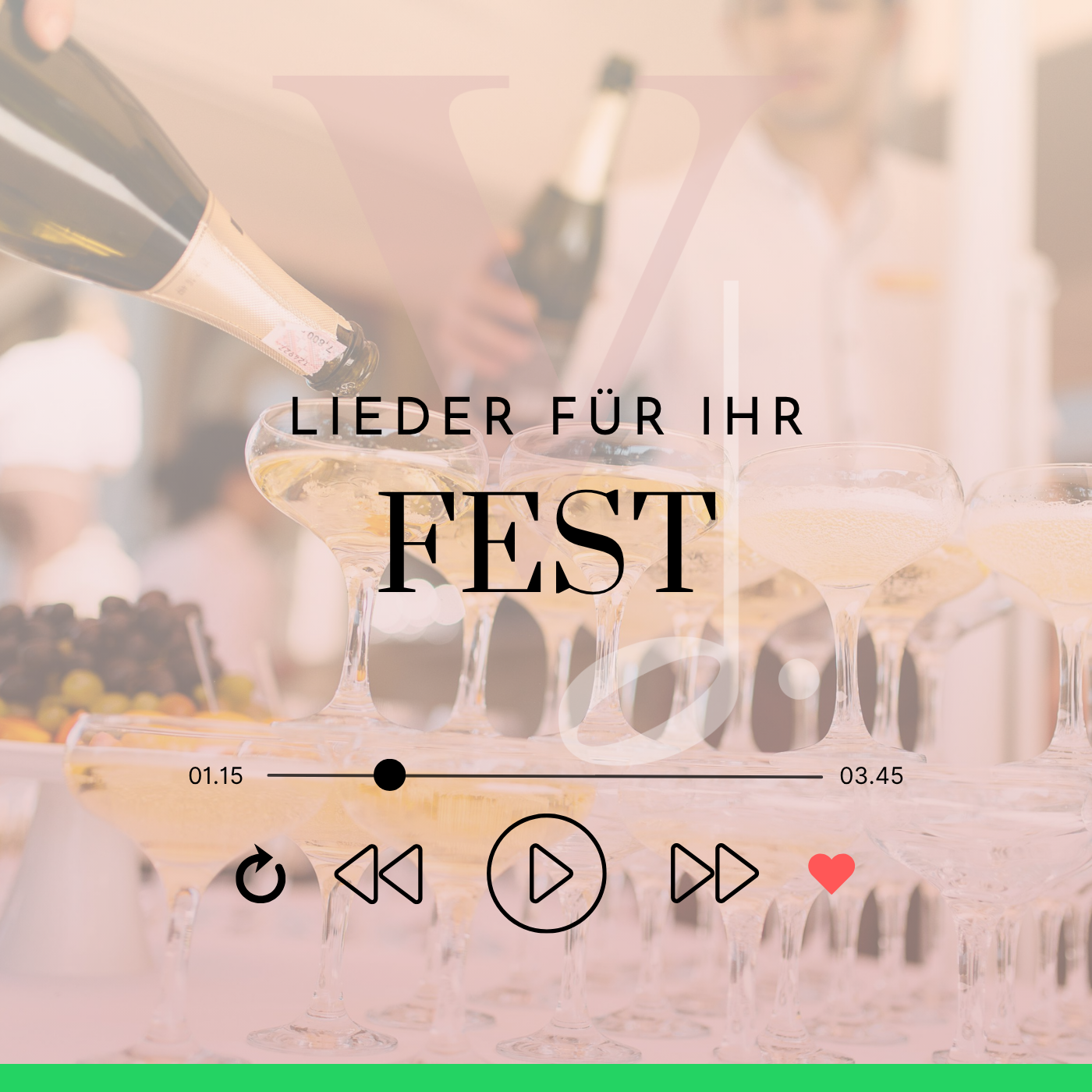 Website Spotify Bild Feier